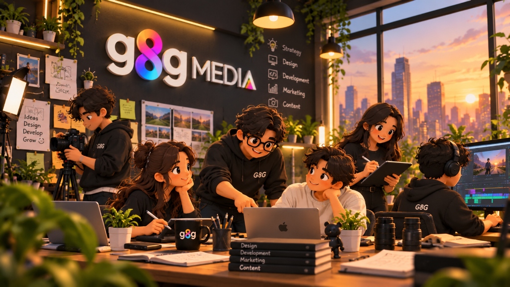 G8G Media production crew on set